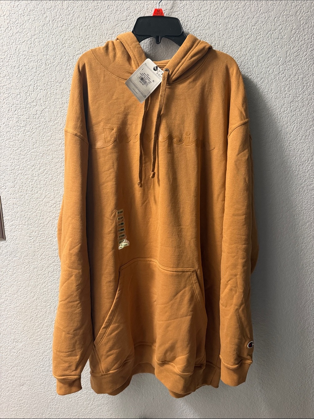 Champion Men's Hoodie in Mustard Yellow